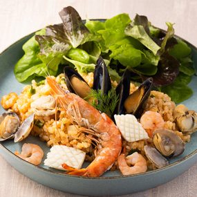 魚介たっぷりシーフードピラフ