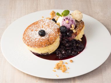 ブルーベリークリームチーズパンケーキ